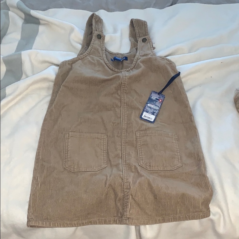 Cute little corduroy overall dress! Never worn!